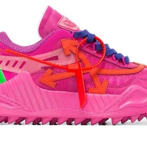 Off-White Pink and Orange Men's Shoes